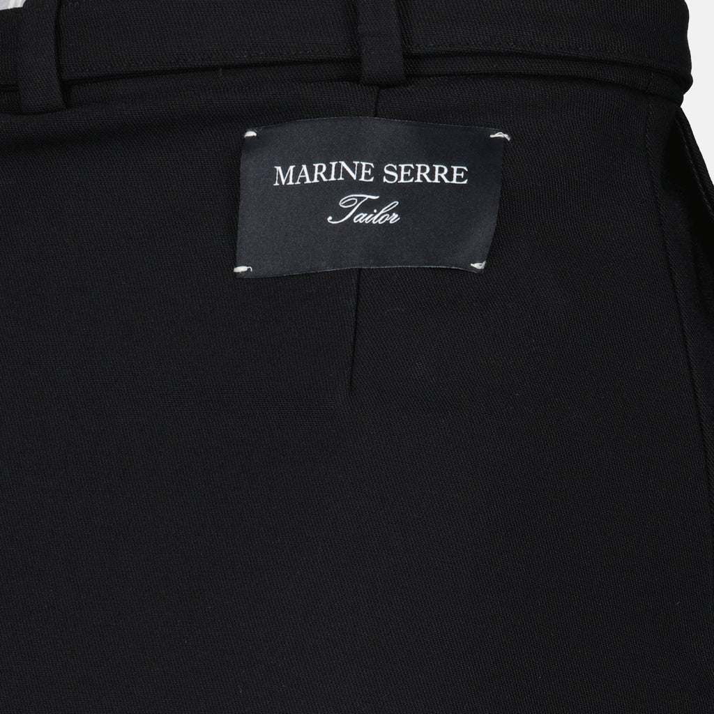Shorts Minifalda-corta negra Marine Serre Noir Femme