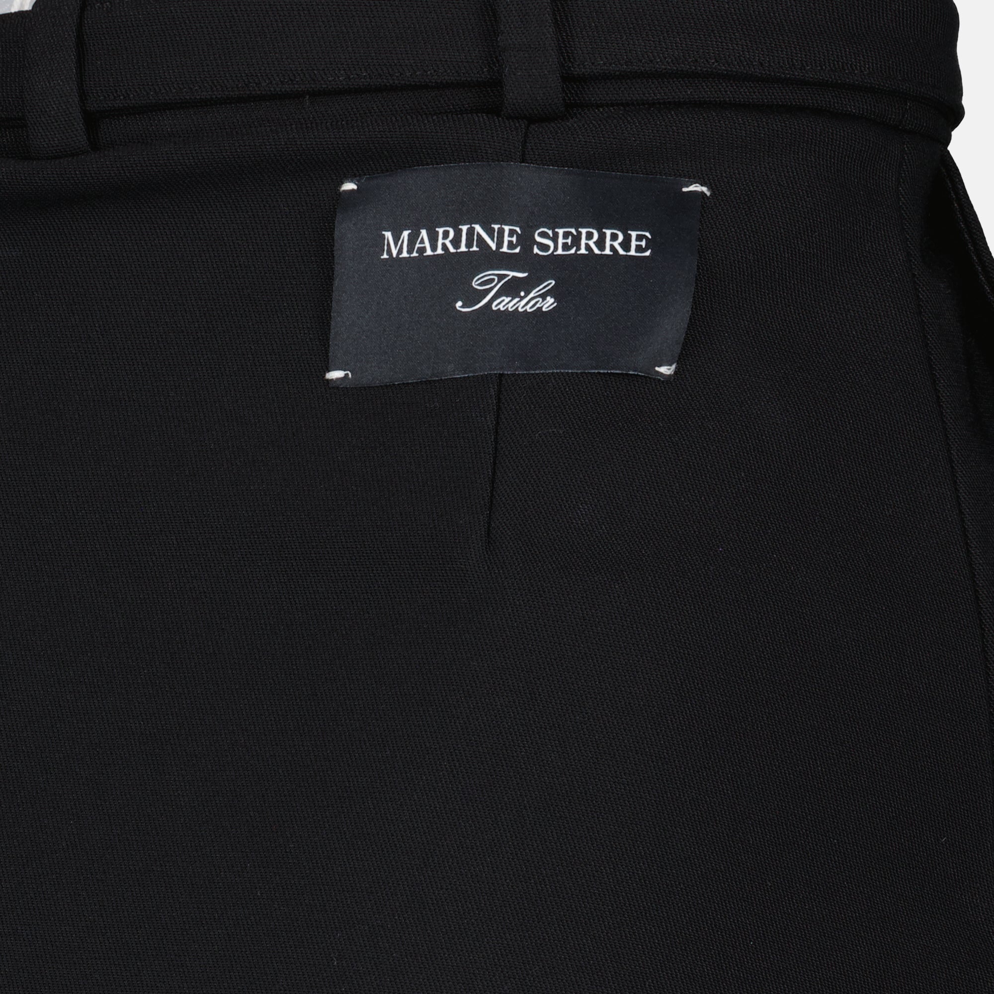 Shorts Minifalda-corta negra Marine Serre Noir Femme