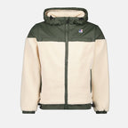 Vestes Veste Le vrai 3.0 Eiffel Orsetto K-Way Kaki Unisexe