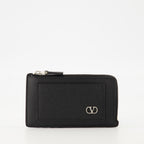 Petite maroquinerie VLogo Portafoglio per Carte Valentino Garavani Noir Homme