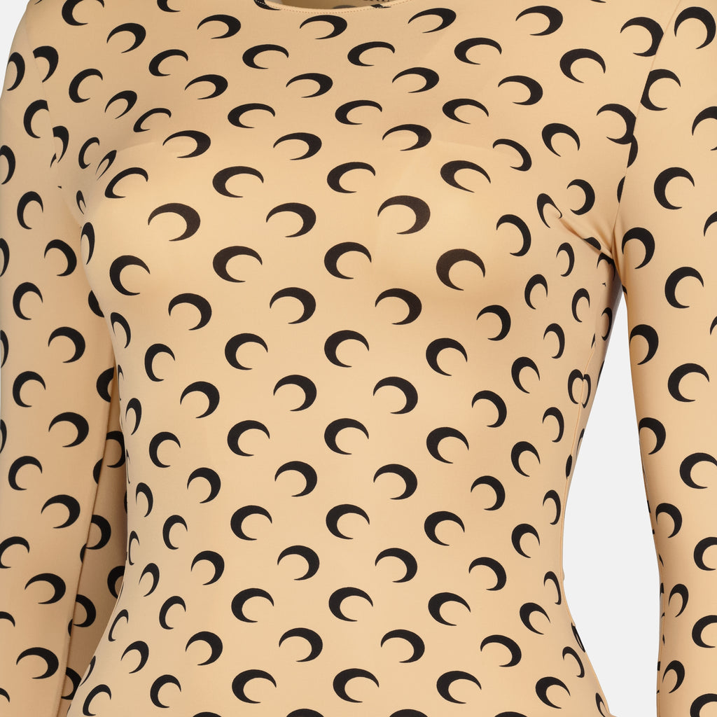 Imagem do artigo Top Jersey Moon da marca Marine Serre para Mulheres - Época Outono-Inverno 2025 - Vista Detalhada_3