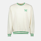 Malhas Sweatshirt Slogan Drole De Monsieur Branco Homme