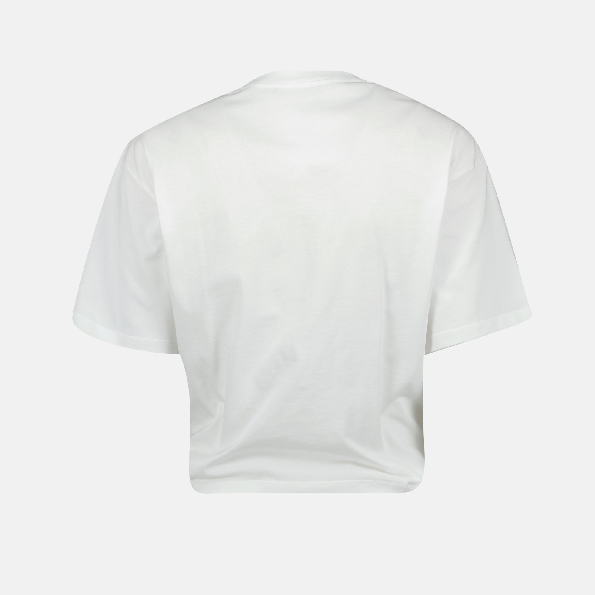 Camisetas T-shirt Crop Morango Versace Branco Femme