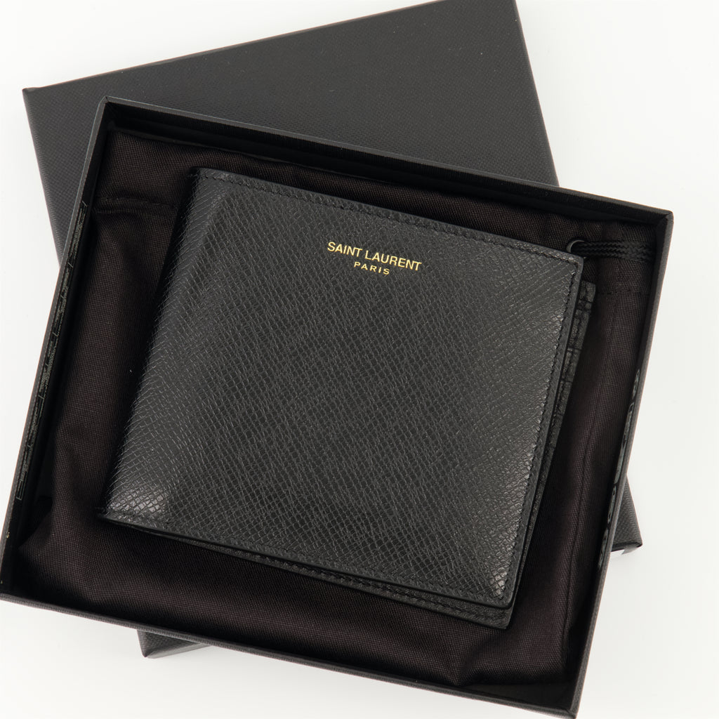 Petite maroquinerie Portefeuilles East/West Saint Laurent Noir Homme