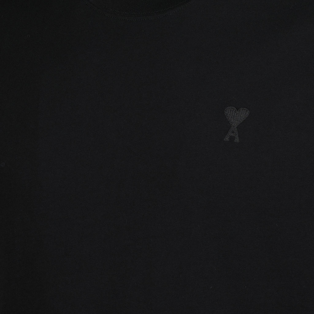 Camisetas Camiseta Ami de coeur Ami PARIS Negro Unisexo