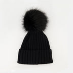 Imagem do artigo Gorro de lã com pompom da marca Moncler para Mulheres - Temporada Outono-Inverno 2025 - Vista Traseira