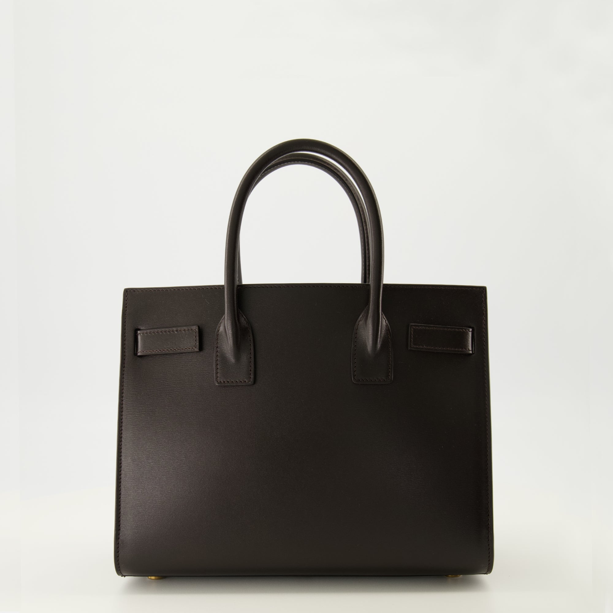 Image of the article Nano Brown Day Bag by Saint Laurent for Women - Autumn-Winter Season 2025 - Back View