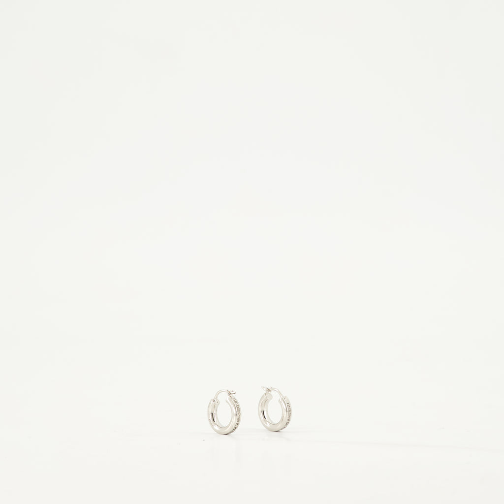 Joyería Créoles Greca Versace Plata Femme