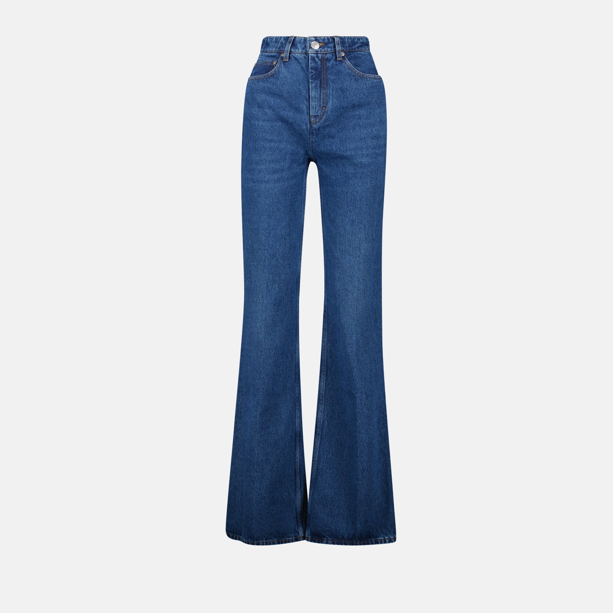 Pantalons Jean flare Ami PARIS Bleu Femme