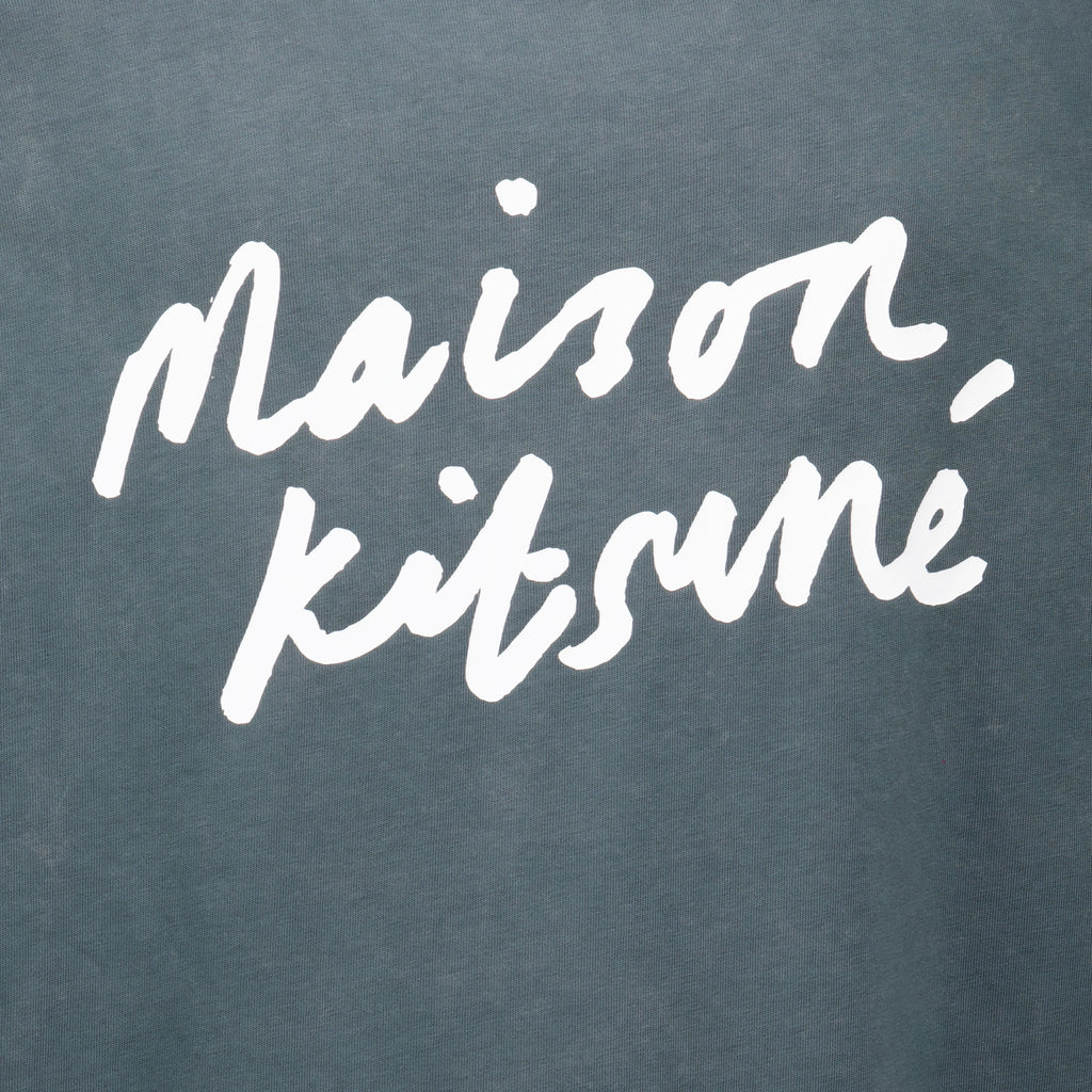 T-shirts T-shirt Oversized Cinza Maison Kitsune Gris Homme