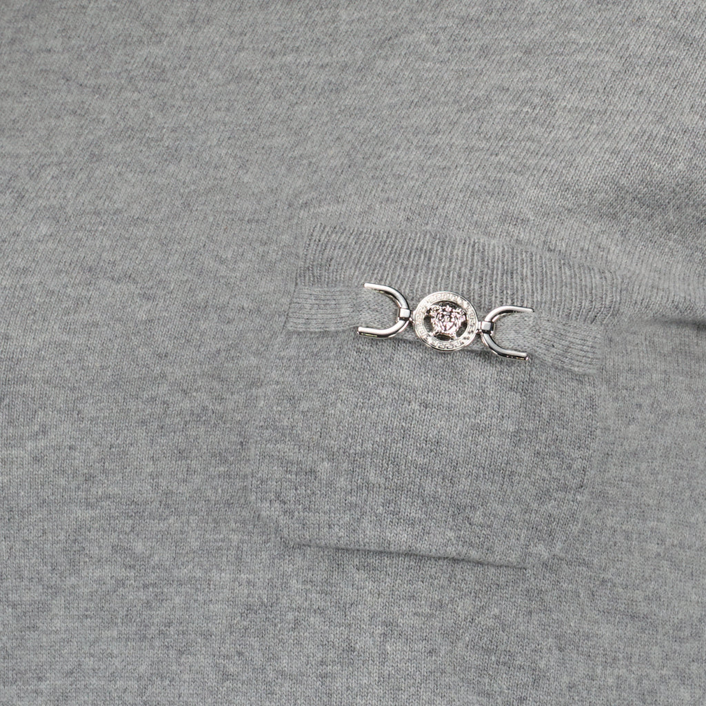 T-shirts Haut en cachemire Versace Gris Femme