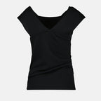 Top Top Drappeggiato Josif Khaite Nero Donne