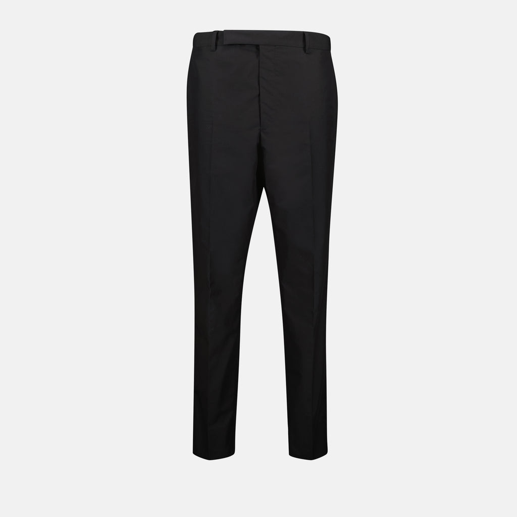 Pants Technical Cotton Pants Prada Black Homme