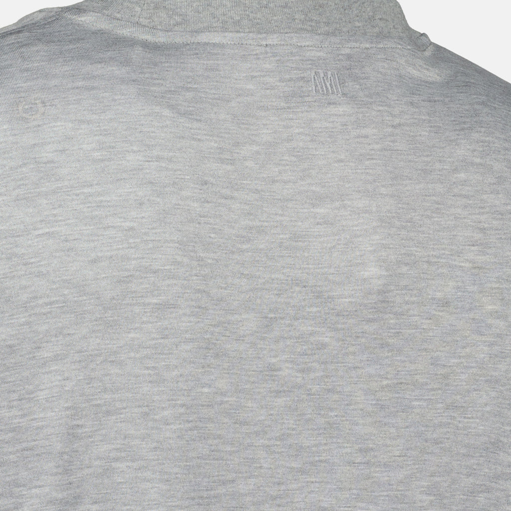 Immagine della T-shirt ricamata del marchio Ami PARIS per Unisex - Stagione Autunno-Inverno 2025 - Vista Dettagliata_6