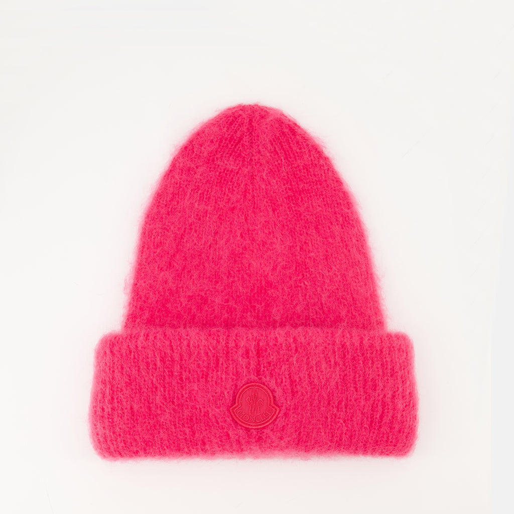 Imagem do gorro de lã e mohair da marca Moncler para mulher - Coleção Outono-Inverno 2025 - Vista frontal