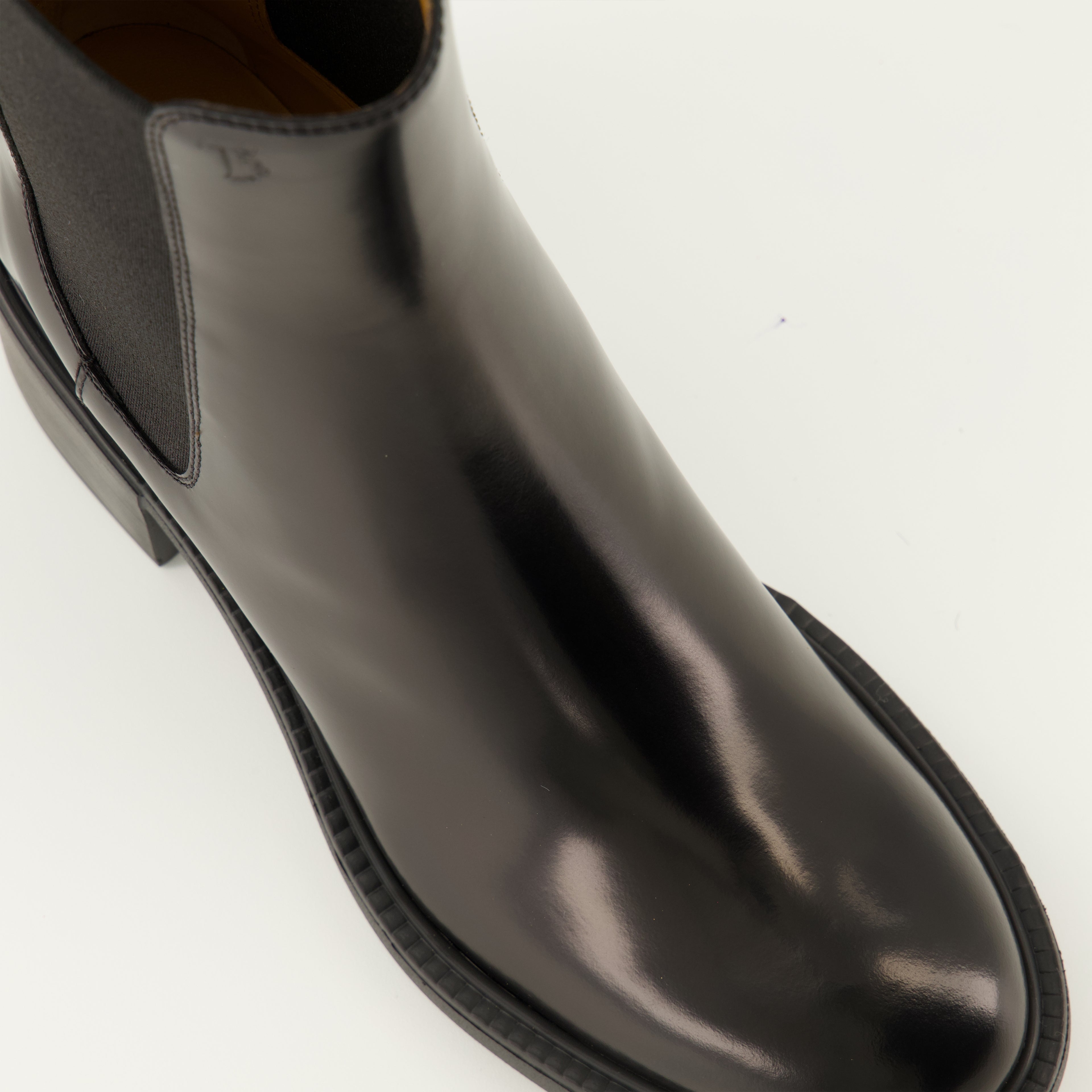 Image of Tod's Women's Leather Ankle Boots - Autumn-Winter 2025 - Top Detailed View