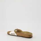 Chaussures ouvertes Sandali Madrid Birkenstock Beige Femme