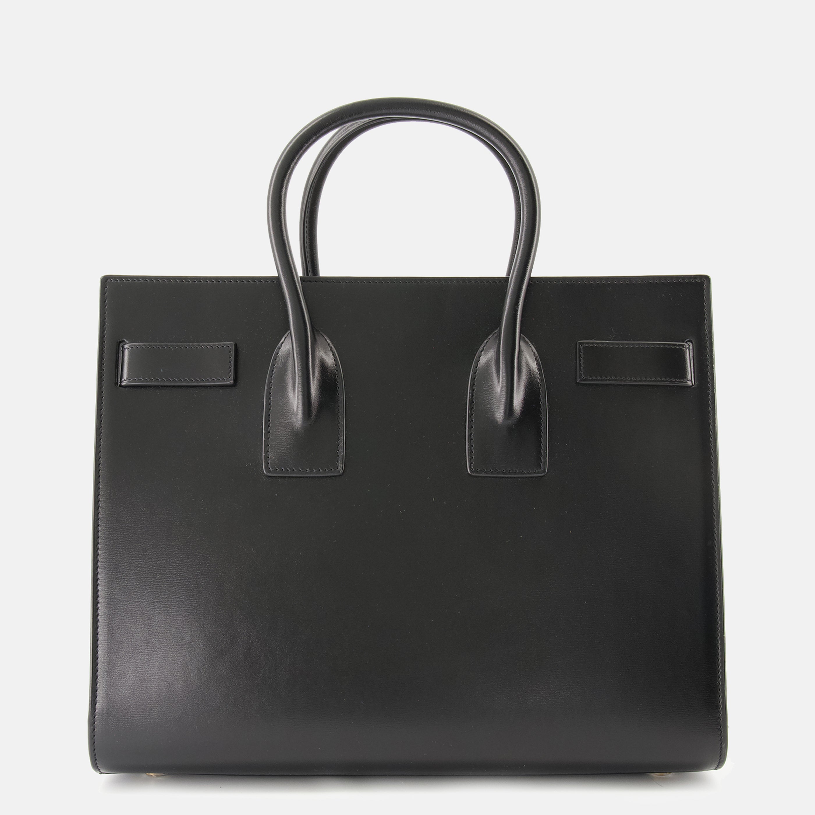 Sacs à main et épaule Small Black Leather Day Bag Saint Laurent Noir Femme