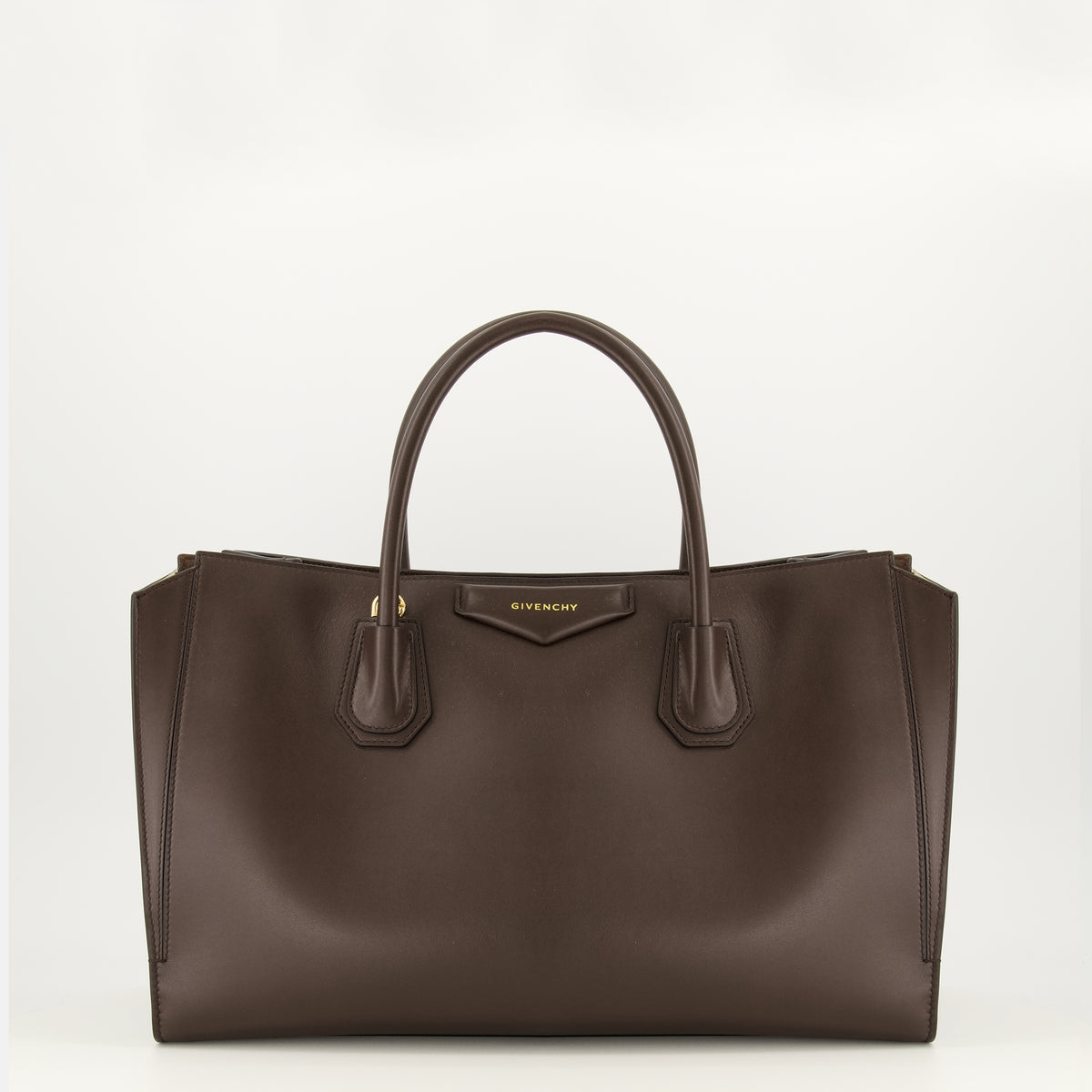 Sacs cabas Borsa Antigona Catchall Media in Pelle Marrone Givenchy Marron Femme