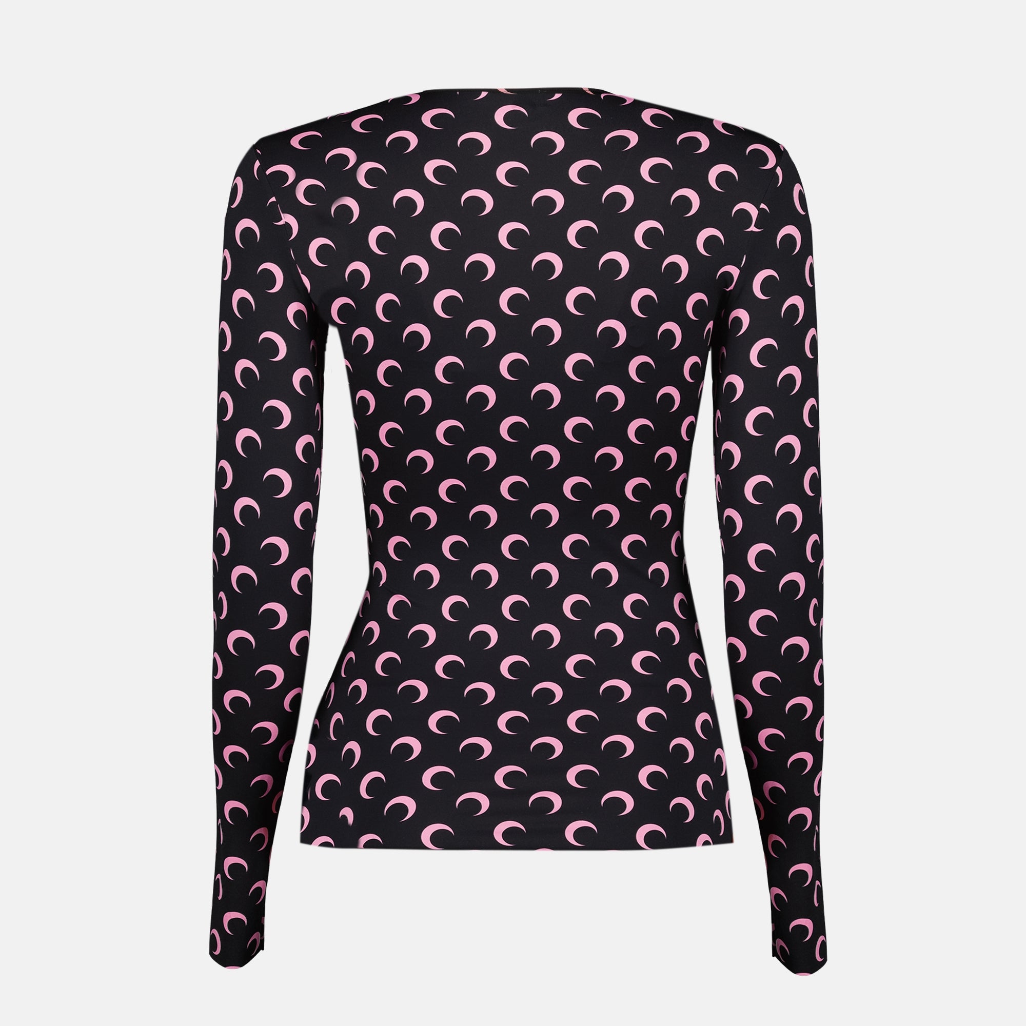 Tops Top jersey Moon nero e rosa Marine Serre Noir Femme