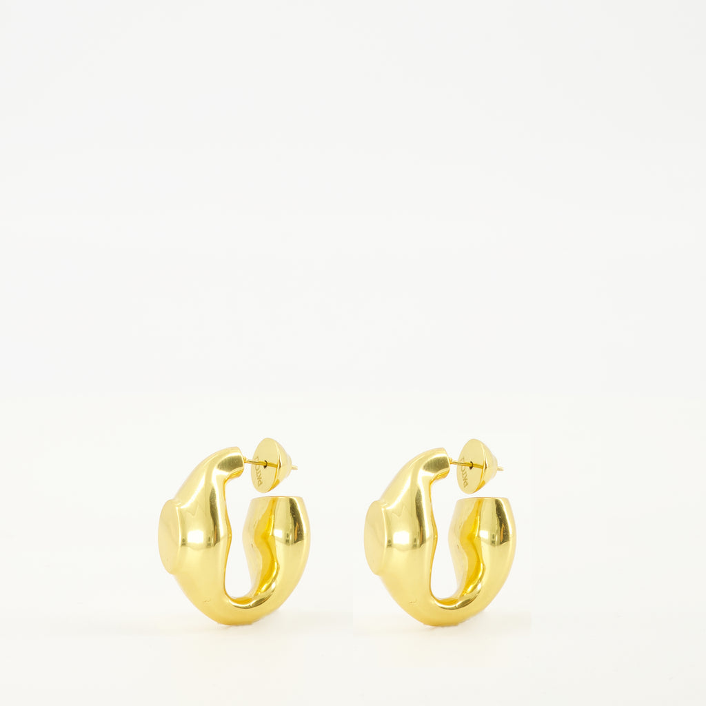 Image de l'article Boucles d'oreilles chevalière de la marque Patou pour Femme - Saison Automne-Hiver 2025 - Vue détaillée_2