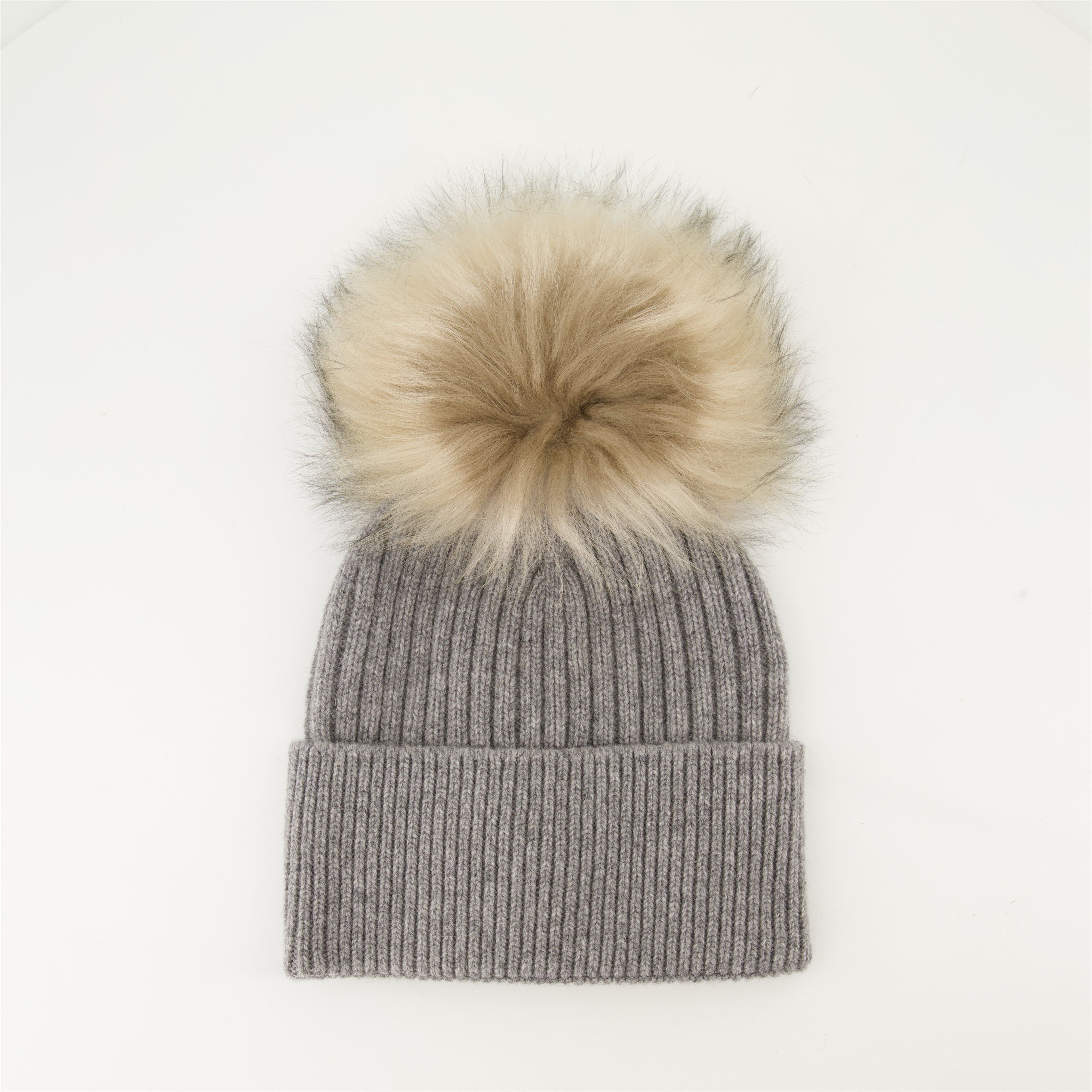 Hats, caps and beanies Bonnet à pompon Moncler Grenoble Gray Femme