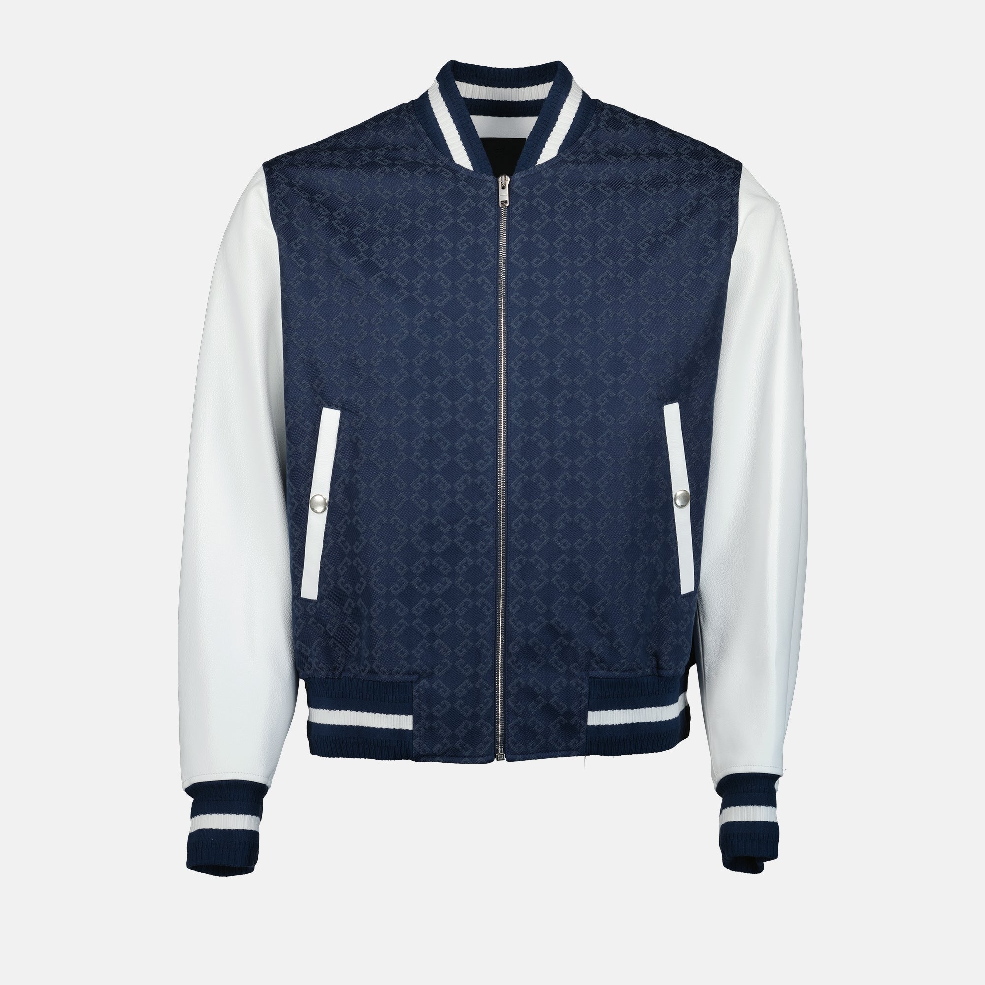 Vestes Bomber varsity en denim Givenchy Bleu foncé Homme