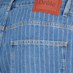 Pantalons Jeans baggy à rayures Drole De Monsieur Bleu Homme