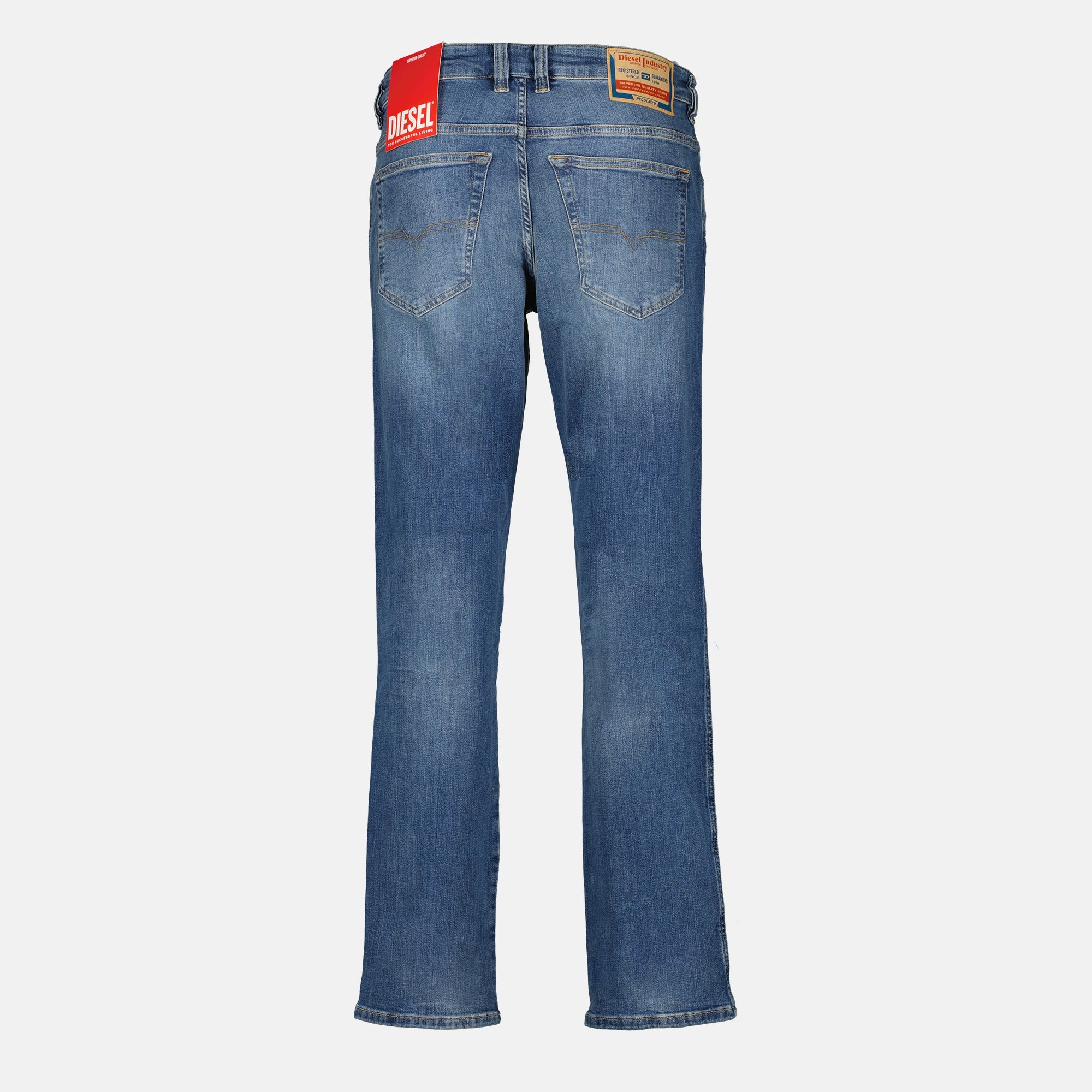 Image de l'article Jean D-Vyl 1993 L32 bleu délavé de la marque Diesel pour Homme - Saison Printemps-Été 2026 - Vue de Dos