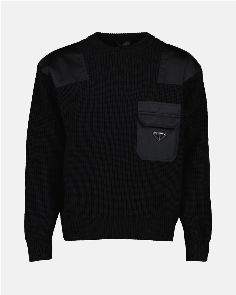 Maglieria UMB392 S 222 11AP f0002 nero Prada Nero Homme