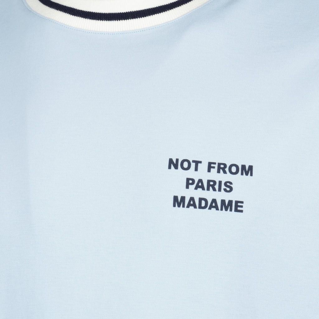 Image de l'article T-shirt Slogan Sport bleu de la marque Drole De Monsieur pour Homme - Saison Printemps-Été 2026 - Vue détaillée_2