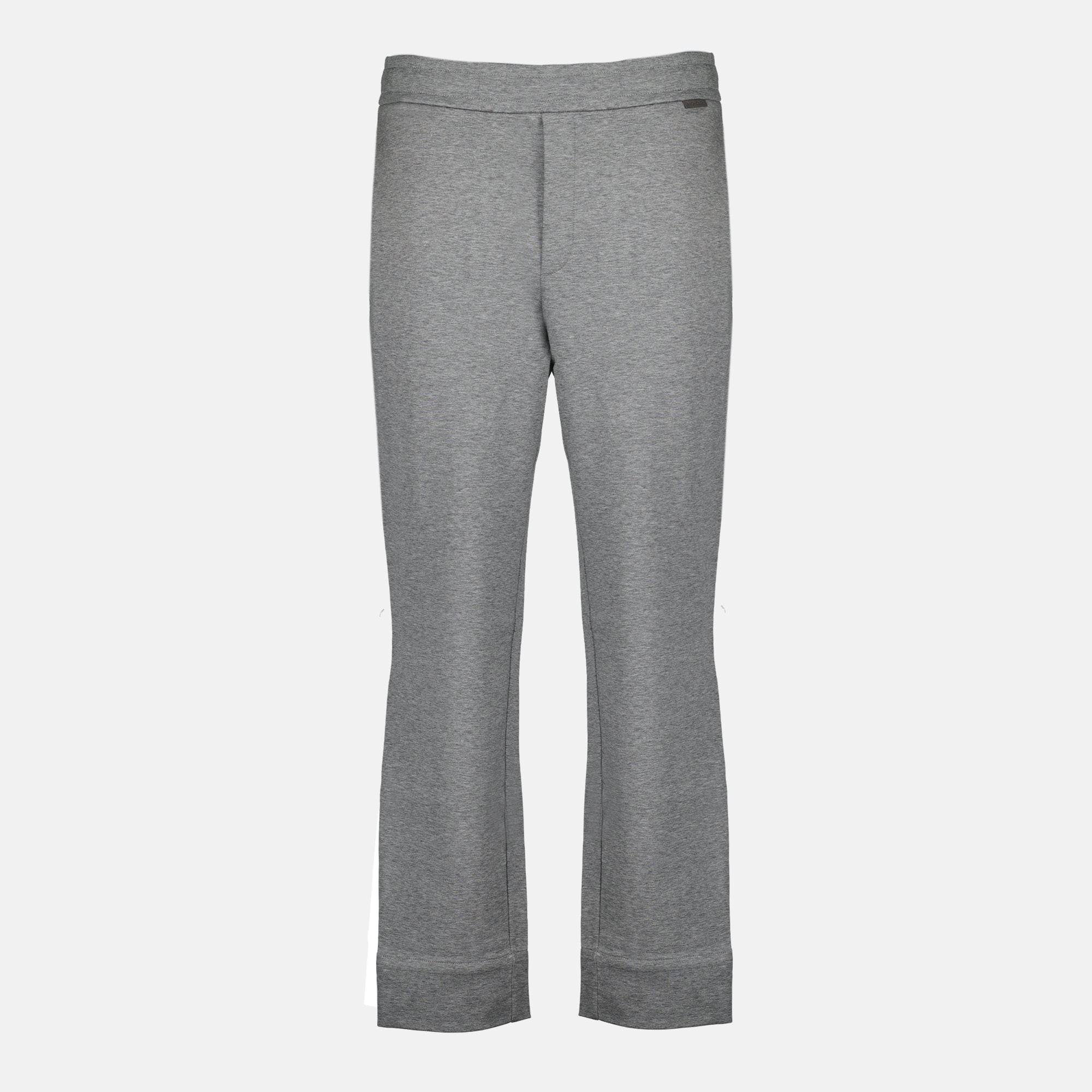 Image de l'article Pantalon de jogging gris de la marque Moncler pour Homme - Saison Printemps-Été 2026 - Vue de Face