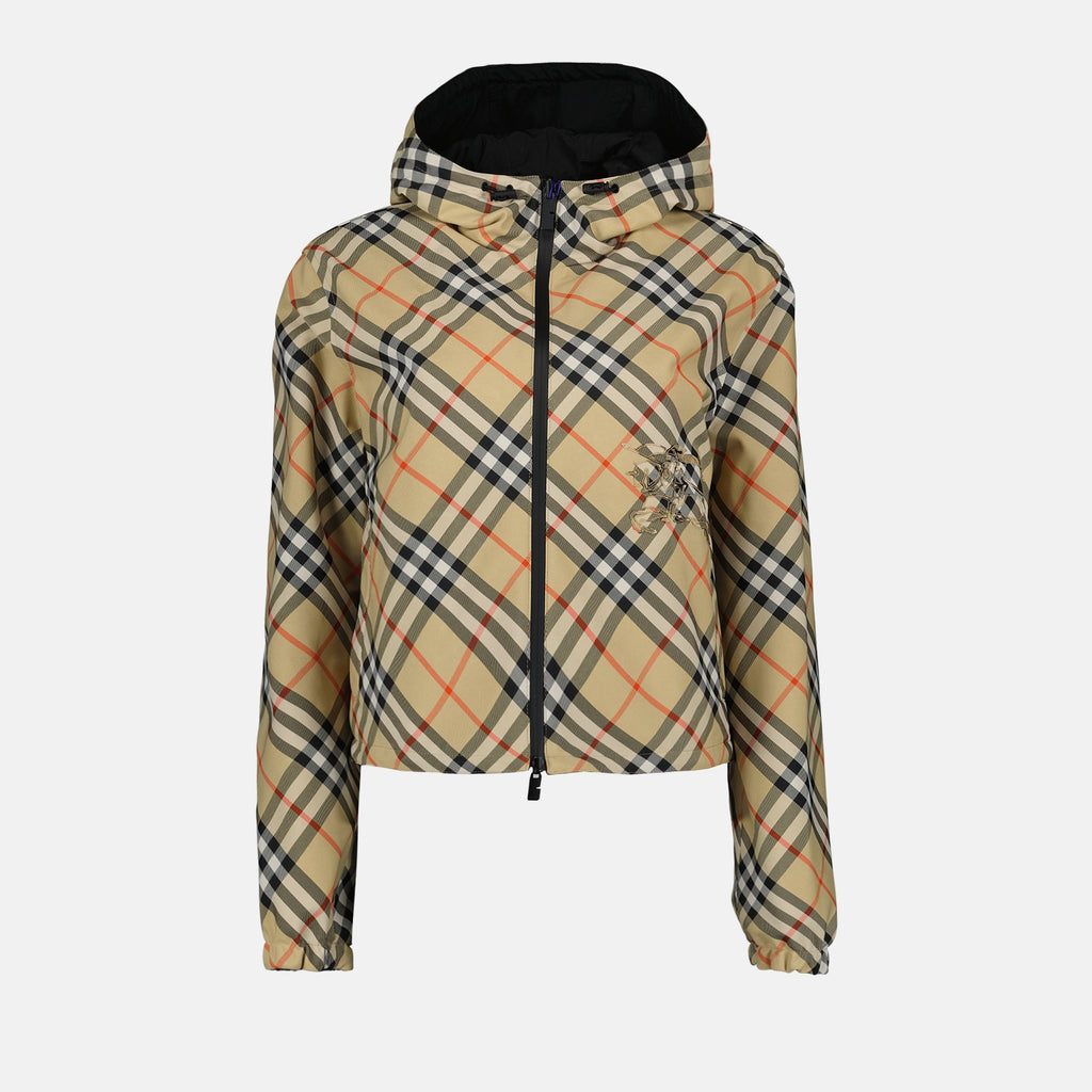 ジャケット リバーシブルチェックジャケット Burberry ベージュ Femme