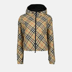 ジャケット リバーシブルチェックジャケット Burberry ベージュ Femme