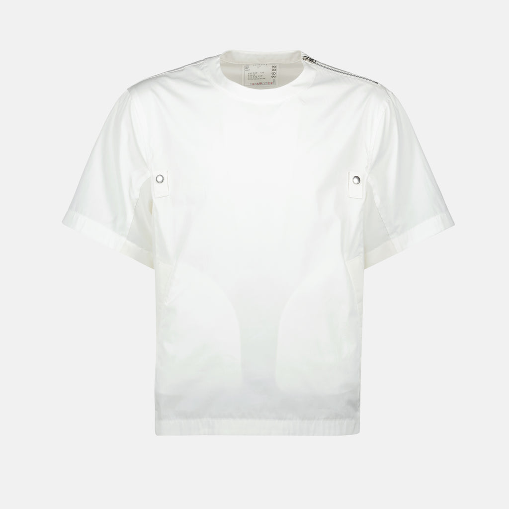 ニットウェア ジャージーTシャツ Sacai 白 Homme