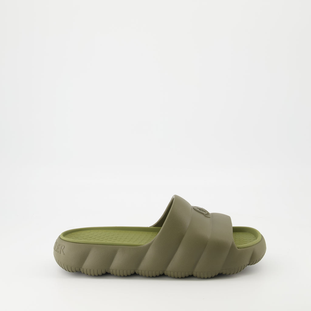 Chaussures ouvertes Claquettes Lilo Moncler Kaki Homme
