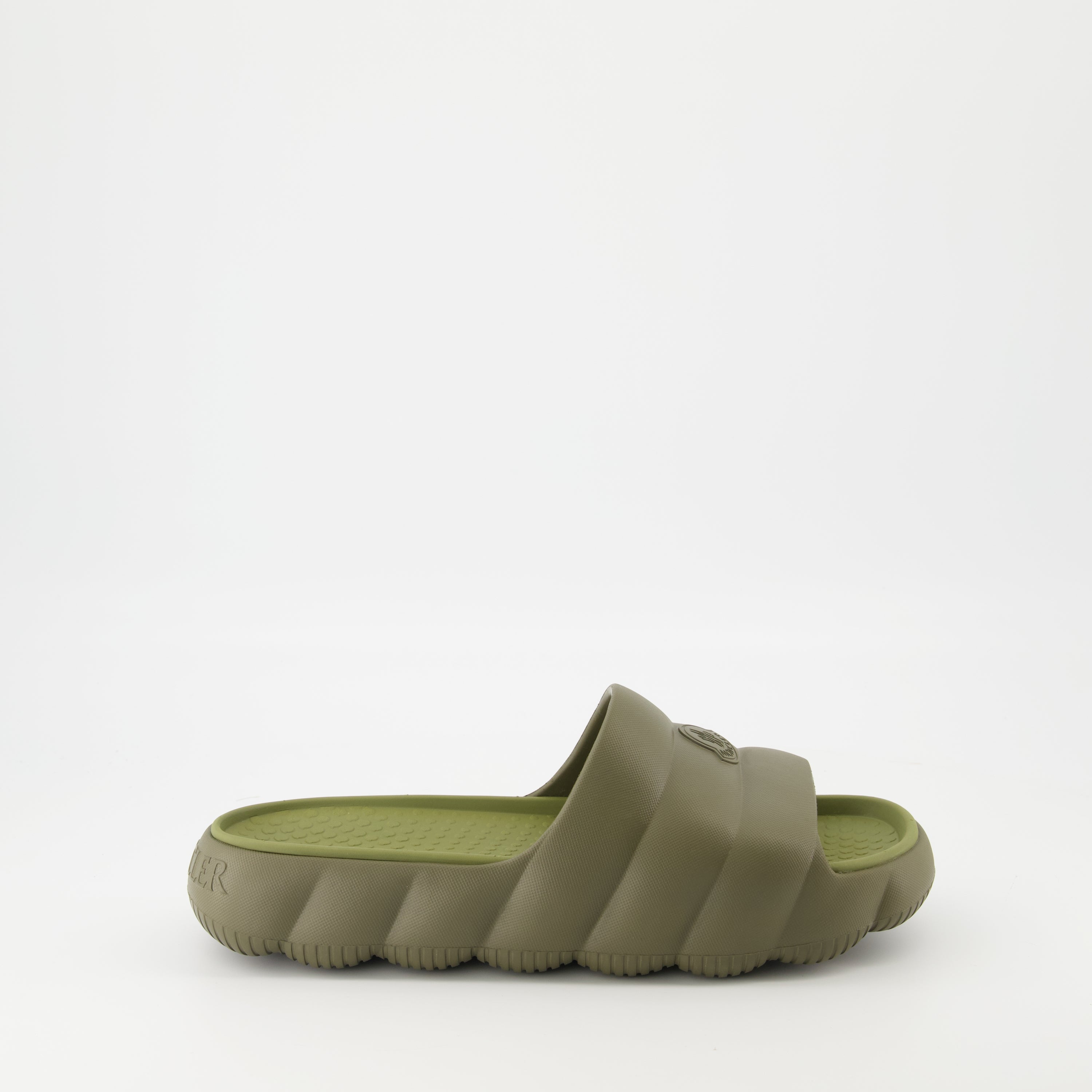 Chaussures ouvertes Claquettes Lilo Moncler Kaki Homme
