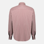 Imagen del artículo Camisa Ami corazón a rayas rojas de la marca Ami PARIS para Unisex - Temporada Otoño-Invierno 2025 - Vista Trasera