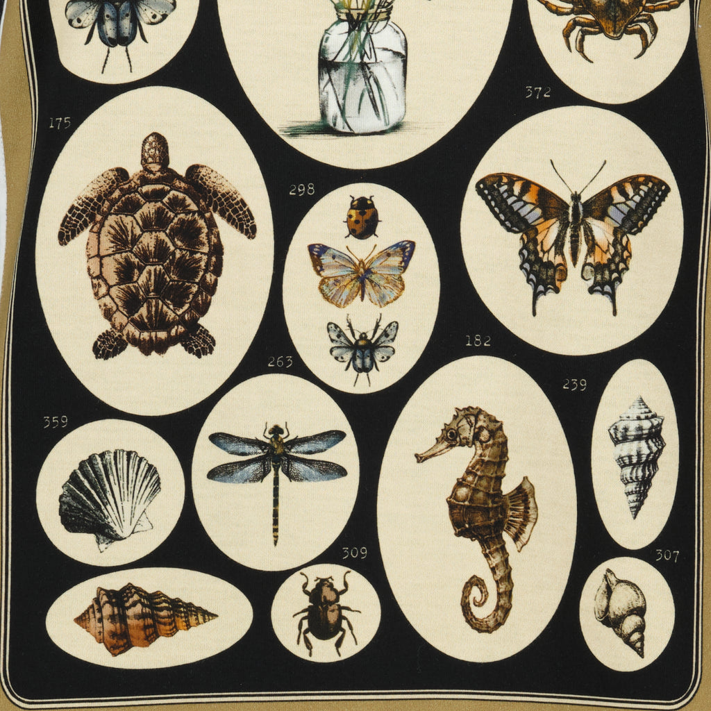 Immagine della T-shirt in cotone nero stampato di Max Mara per donna - Stagione Primavera-Estate 2026 - Vista Dettagliata 2