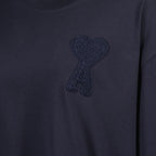 Camisetas T-shirt Ami de Coeur Tecido Ami PARIS Azul escuro Femme