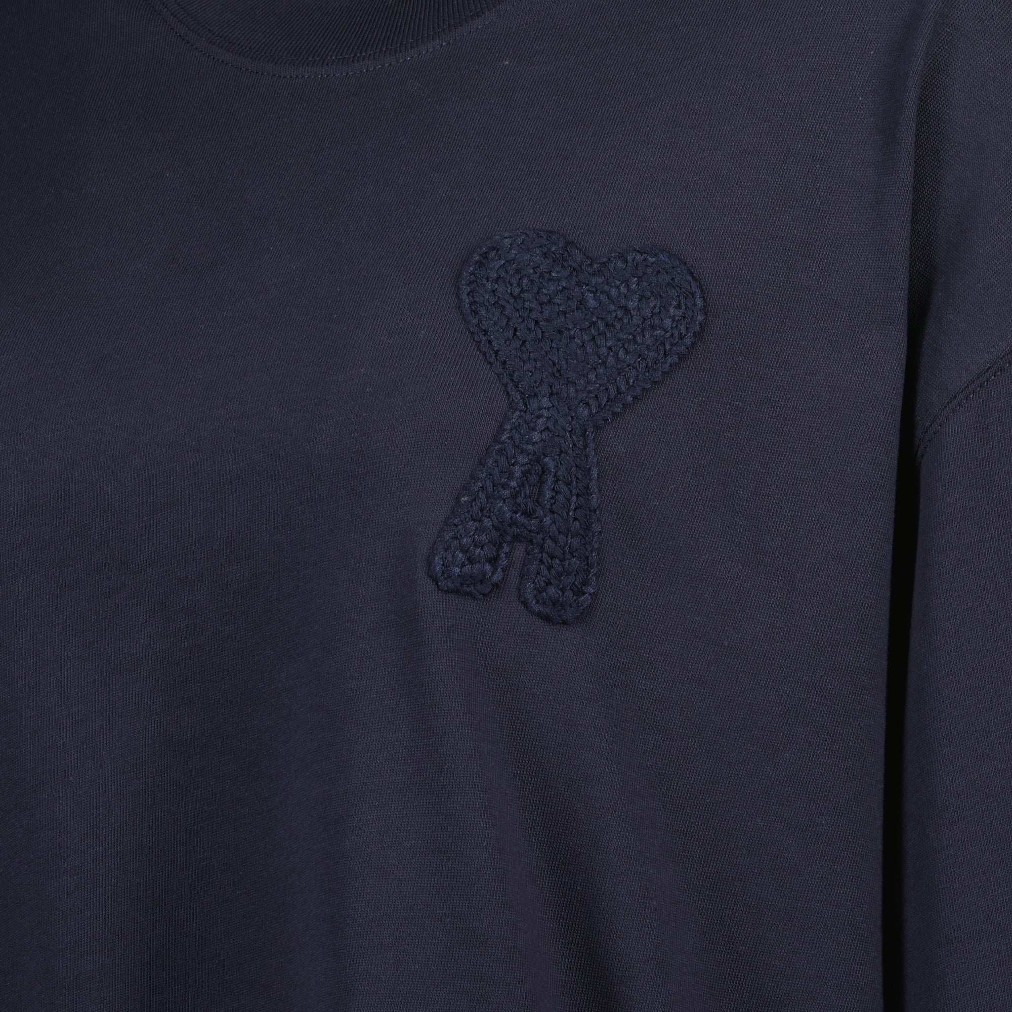 Camisetas T-shirt Ami de Coeur Tecido Ami PARIS Azul escuro Femme