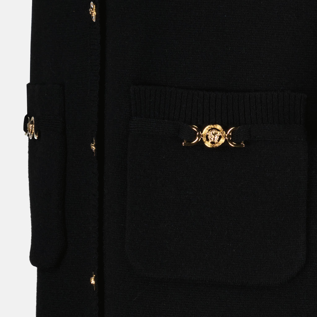 Vestidos Vestido de Cachemira Versace Preto Femme