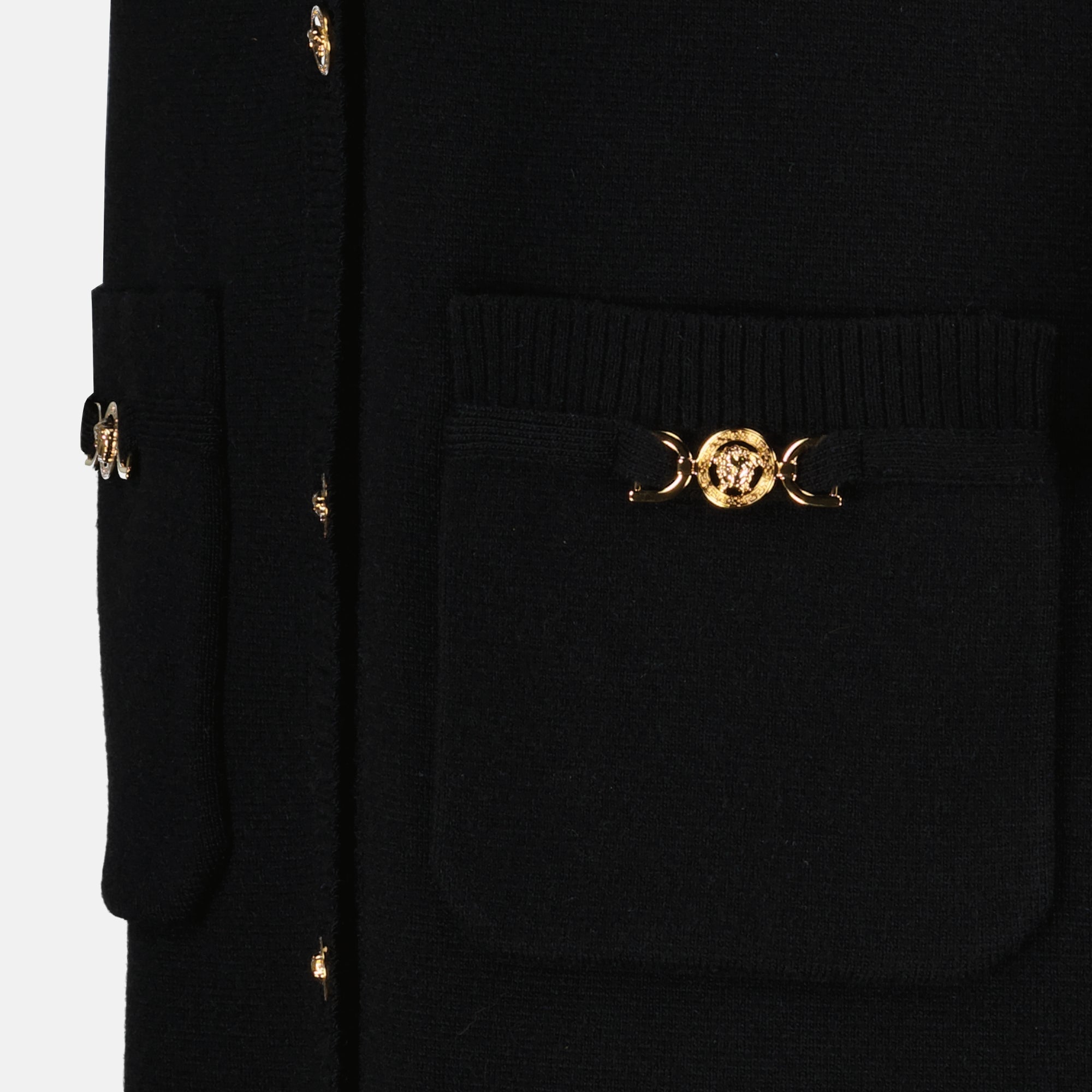 Vestidos Vestido de Cachemira Versace Preto Femme