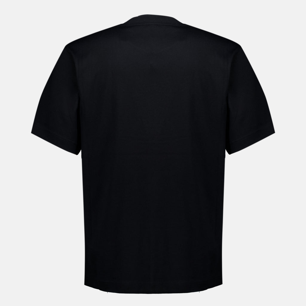 T-shirts Schwarzes Check Flag T-Shirt Burberry Noir Homme