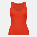Tops Top de Alças Cotelê Laranja Max Mara Orange Femme