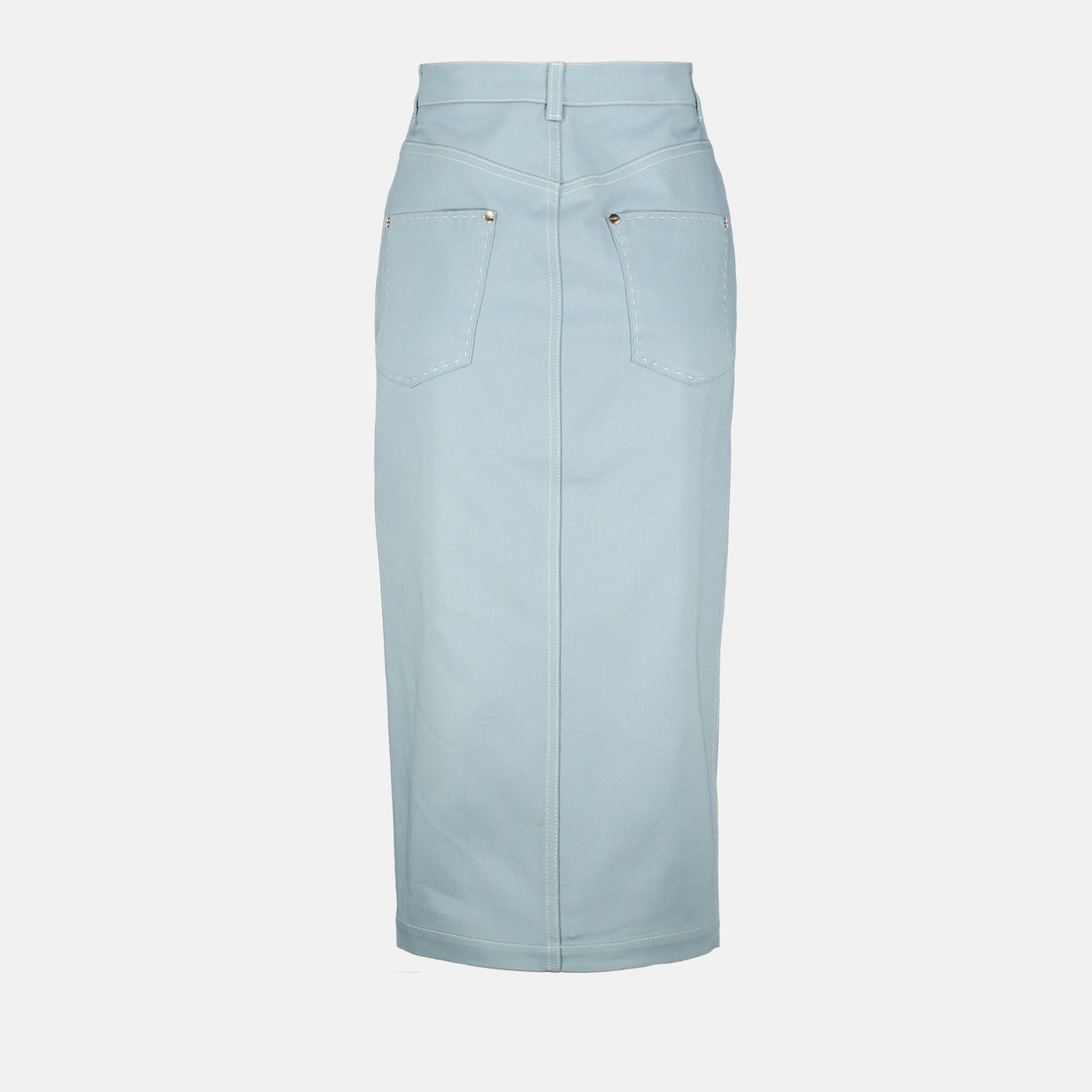 Jupes Jupe en denim Fendi Bleu Femme
