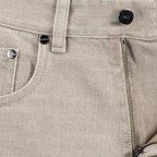 Shorts Pantalones Cortos de Denim Fendi Gris Femme