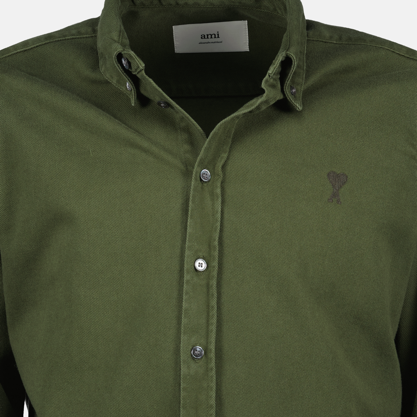 Camisas Camisa Ami de Coeur Ami PARIS Caqui Unisexo