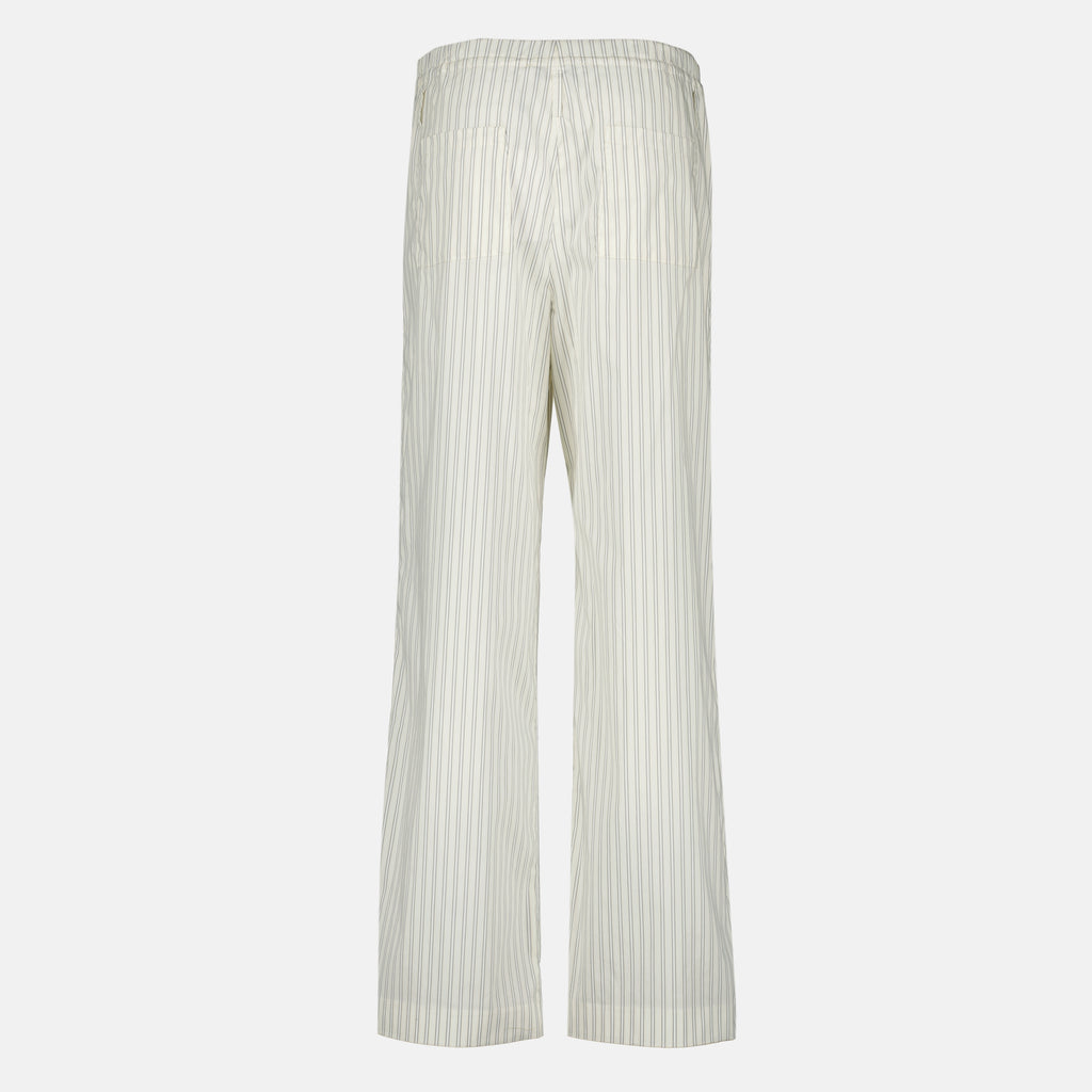 Pantalons ストライプワイドパンツ Iro Beige Femme