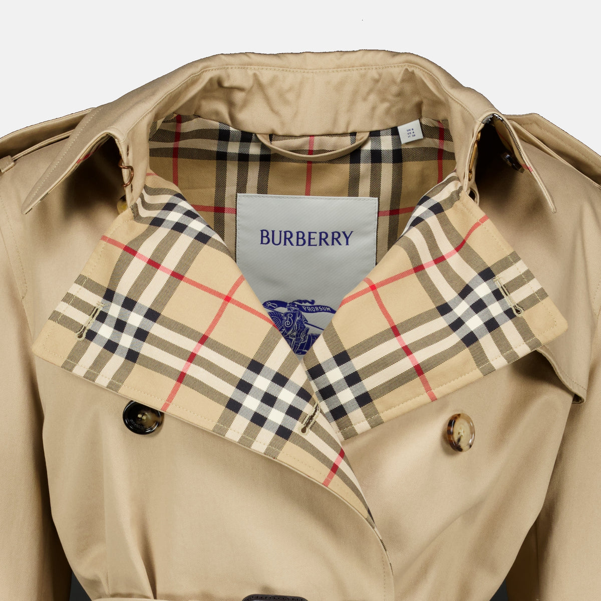 Manteaux Cappotto Trench Corto Lakefield Beige Burberry Beige Femme